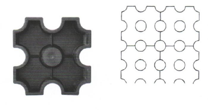 Форма для плитки 16/1 Эко I фото 1