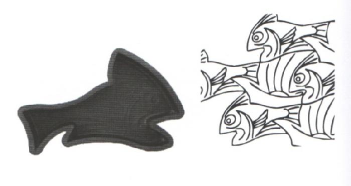 Форма для плитки 30/2 Рыбка фото 1