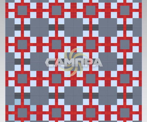 Форма для плитки 20х20х4,5 шагрень фото 5